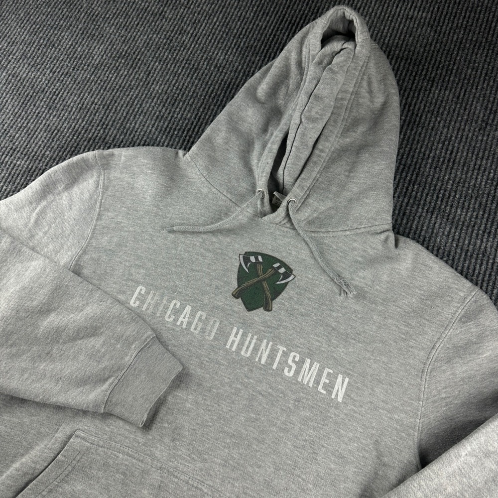 Optic Chicago Huntsmen Esports Hoodie‎ Mens Large Gray Pullover LS14001